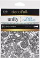 Deco Foil Toner Card Fronts By Unity 4.25 Inch X5.5 Inch 8 Per Pkg Paisley Dreams
