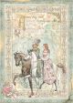 Stamperia Rice Paper Sheet A4Prince On Horse Sleeping Beauty