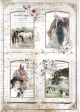 Stamperia Rice Paper Sheet A44 Frames Romantic Horses