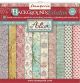 Stamperia Backgrounds Double Sided Paper Pad 8 Inch X8 Inch 10 Per Pkg Alice Through The Looking Glass