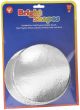 Hygloss Mirror Board Circles 5 Inch 25 Per Pkg Silver