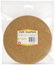 Hygloss Cork Coasters 6 Inch Round 6 Per Pkg 