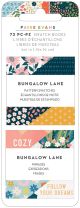 Paige Evans Bungalow Lane Mini Swatch Books 2 Inch X2 Inch 2 Per Pkg Pattern And Phrase 36 Sheets Each