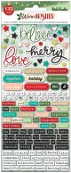 Vicki Boutin Warm Wishes Embossed Puffy Stickers 135 Per Pkg