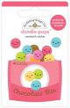 Doodlebug Doodle Pops 3D Stickers Chocolate Bits