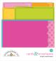 Doodlebug Cards And Envelopes 12 Per Pkg Bright Assortme