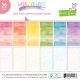Lawn Fawn Single Sided Petite Paper Pack 6 Inch X6 Inch 36 Per Pkg Watercolor Wishes Rainbow 12 Designs