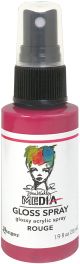 Dina Wakley Media Gloss Sprays 2oz Rouge 1 pack of 1 piece