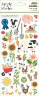 Homegrown Puffy Stickers 41 Per Pkg