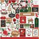 Happy Christmas Cardstock Stickers 12 InchX12 Inch Elements
