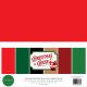 Carta Bella Double Sided Solid Cardstock 12 InchX12 Inch 6 Per Pkg Christmas Cheer 6 Colors