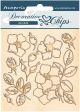 Stamperia Decorative Chips 5.5inchesX5.5inchesFlowers Romantic Christmas