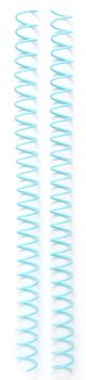 We R Memory Keepers Cinch Spiral Wires 4 Per Pkg Aqua