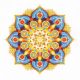 RIOLIS Counted Cross Stitch Kit 7.75 Inch X7.75 Inch Energy Mandala 18 Count