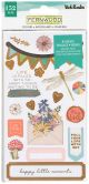 Vicki Boutin Fernwood Sticker Book W Per Gold Foil 152 Per Pkg