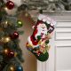 Bucilla Felt Stocking Applique Kit 18 inch Long Santa 
