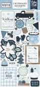 Winter Chipboard 6 Inch X13 Inch Accents