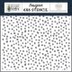 Carta Bella Stencil 6 inch X6 inch Snow Blizzard