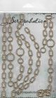 Scrapaholics Laser Cut Chipboard 2mm Thick Memoirs Chains 6 Per Pkg 4.75 Inch 7.25 Inch