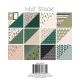 DCWV Double Sided Cardstock Mat Stack 6 inch X6 inch 24 Per Pkg Cozy Noel W per Gold Foil