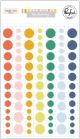PinkFresh Enamel Dot Stickers The Best Day
