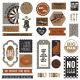 Grease Monkey Ephemera Cardstock Die Cuts