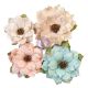 Prima Marketing Mulberry Paper Flowers Sparkly Jol