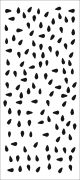 Crafter s Workshop Slimline Stencil 4 inch X9 inch Watermelon Seeds