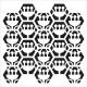 Crafters Workshop Template 6 Inch X6 Inch Tulip Hexagons