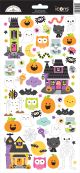 Doodlebug Cardstock Stickers 6 inch X13 inch Happy Haunting
