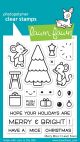 Lawn Fawn Clear Stamps 3 Inch X4 Inch Merry Mice