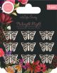 Craft Consortium Midnight Flight Metal Charms 9Per Pkg Silver Moth