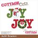 CottageCutz Dies Joyful Snowman 4Inch To 1.9Inch