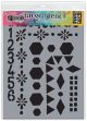 Dyan Reaveleys Dylusions Stencils 9 Inch X12 Inch Number F 1 pack of 1 piece