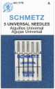 Schmetz Universal Regular Point Machine Needles Si Size 12019 5Per Pkg