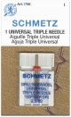 Schmetz Universal Triple Machine Needles Size 2.5 Per 80 1 Per Pkg