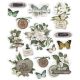 Simple Vintage Weathered Garden Layered Stickers 1