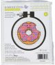 Dimensions Learn A Craft Counted Cross Stitch Kit 3 inch Round Donut 11 Count