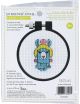 Dimensions Learn A Craft Counted Cross Stitch Kit 3 inch Round Llama 11 Count