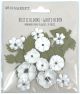 49 And Market Rustic Blooms Paper Flowers 28 Per Pkg White Heron