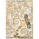 Stamperia Rice Paper Sheet A4 From The Tree Of Life Klimt