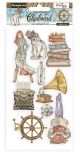 Stamperia Adhesive Chipboard 6Inch X12Inch Elements Lady Vagabond Lifestyle