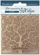 Stamperia Decorative Chips 5.5Inch X5.5Inch The Tree Of Life Klimt