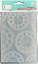 Dress My Craft Embossing Folder 5 inch X7 inch Vintage Clock