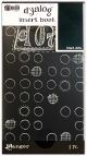 Dyan Reaveleys Dylusions Dyalog Insert Book 4.375 inch X8.25 inch Black WDots 1 pack of 1 piece
