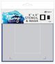Simon Hurley create. Stencil And Mask 6 Inch X6 Inch Rectangle Blend 1 pack of 1 piece