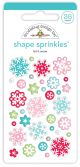Doodlebug Sprinkles Adhesive Enamel Shapes Let It Snow