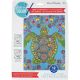 Pencil Works Color By Number Kit 9 inch X12 inch Colorful Turtle