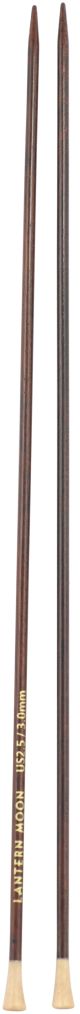 Lantern Moon Single Pointed Needles 10 inch Size 2.5 per 3mm