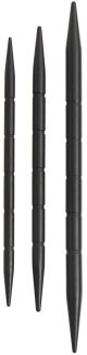 Lantern Moon Ebony Wood Cable Needles 3 Per Pkg Size 3 Per 3.25mm 6 Per 4mm 8 Per 5mm